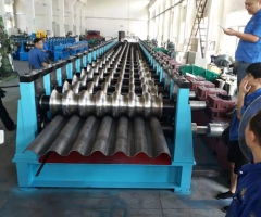 涵洞波紋板成型機