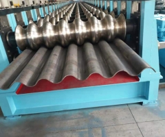 涵洞波紋板成型機