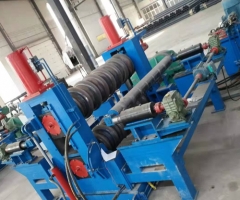 涵洞波紋板整管成型機