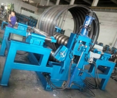 涵洞波紋板整管成型機